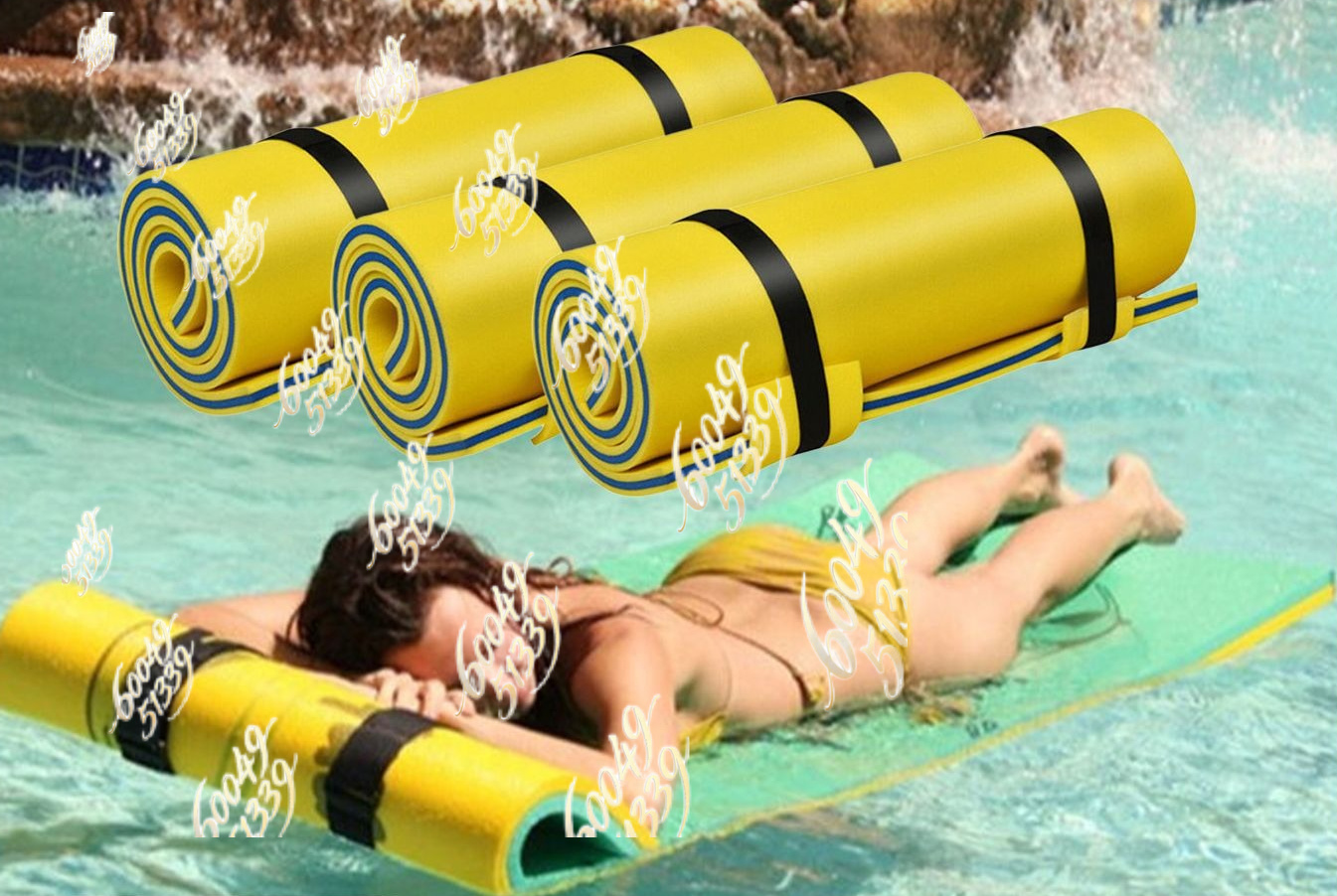Us Aquatic Sports - سجادة عائمة للمياه من XPE، سجادة