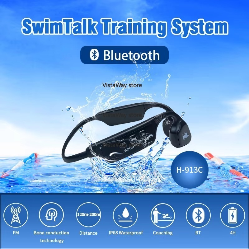 سماعات SwimTalk المقاومة للماء - مراجعة Us Aquatic Sports وسعره